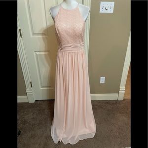 Bill Levkoff 1260 Sequin halter dress